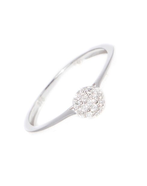 Bague Mon Unique Diamant 0.1 ct Or Blanc