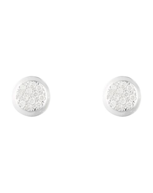 Boucles d'oreilles Vernazza Diamant 0.228 ct Or blanc