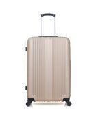3 Valises 4 roues simples Lipari-C 30/55/65/75 cm & Vanity beiges
