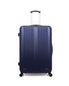 3 Lipari-C 30/55/65/75 cm & Vanity blauwe eenpersoons koffers met 4 wielen