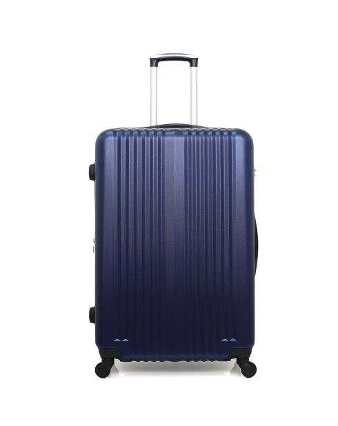 3 Lipari-C 30/55/65/75 cm & Vanity blauwe eenpersoons koffers met 4 wielen