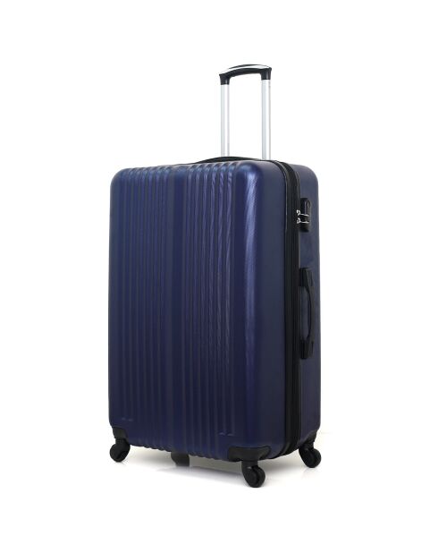 3 Lipari-C 30/55/65/75 cm & Vanity blauwe eenpersoons koffers met 4 wielen