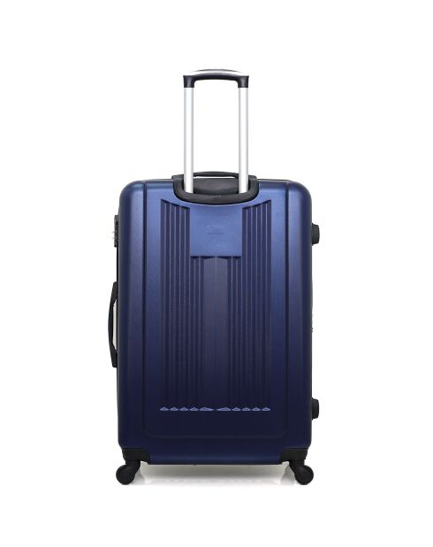 3 Lipari-C 30/55/65/75 cm & Vanity blauwe eenpersoons koffers met 4 wielen