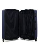 3 Lipari-C 30/55/65/75 cm & Vanity blauwe eenpersoons koffers met 4 wielen