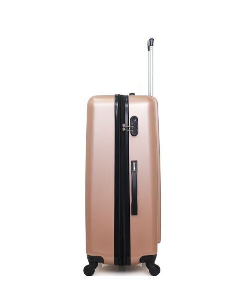 Lipari-B Reisekoffer mit 4 Rädern, 75 cm, mit einem Rad, Roségold