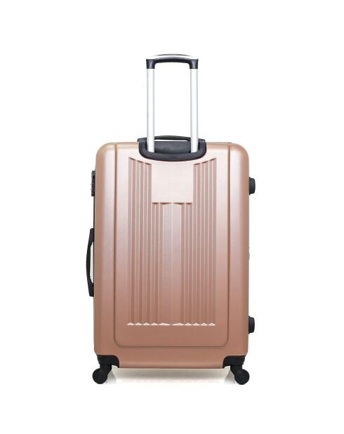 Lipari-B Reisekoffer mit 4 Rädern, 75 cm, mit einem Rad, Roségold