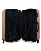 Lipari-B Reisekoffer mit 4 Rädern, 75 cm, mit einem Rad, Roségold
