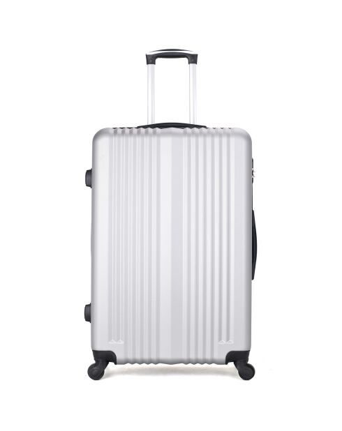 Lipari-B Reisekoffer mit 4 Rädern, 75 cm, mit einem Rad, Grau