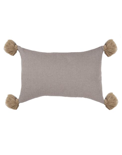 Kussenhoes Stockholm taupe chevron