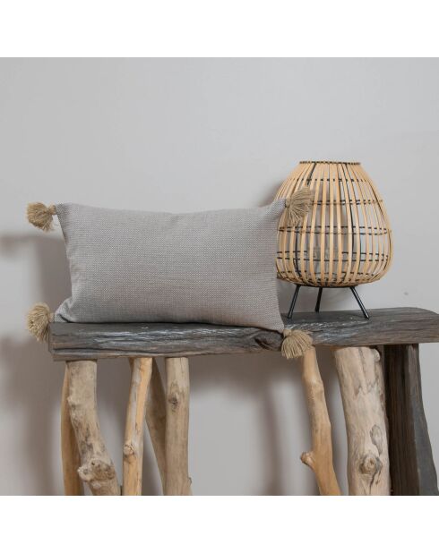 Kussenhoes Stockholm taupe chevron