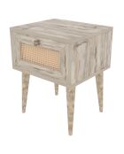 Table de chevet Euromos chêne - 40x50x35 cm