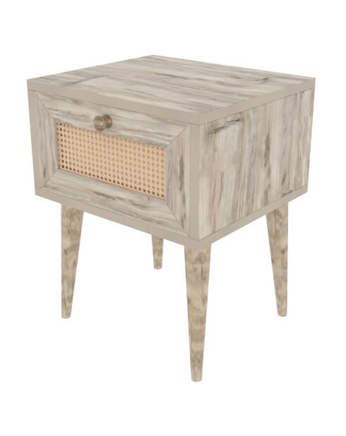 Table de chevet Euromos chêne - 40x50x35 cm