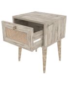 Table de chevet Euromos chêne - 40x50x35 cm