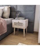 Table de chevet Euromos chêne - 40x50x35 cm