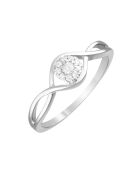 Bague Touch of Magic Or Blanc Diamants 0.11 ct