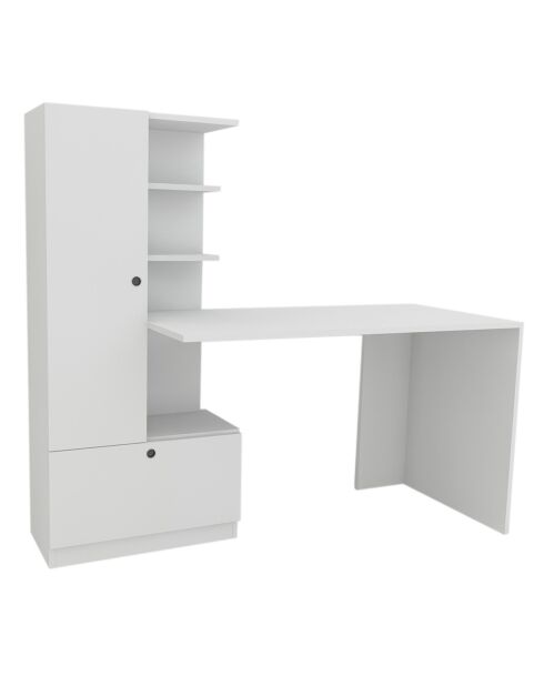 Bureau Domingos blanc - 150x120x60 cm