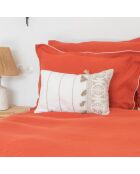 Housse de couette 100% Lin Hortense terracotta