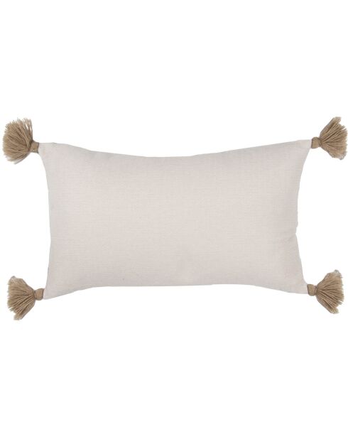 Kussenhoes Stockholm licht taupe chevron