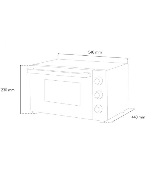 30L FO30 Miniofen — 1500W
