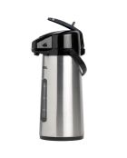 Graue/schwarze Thermoskanne mit isothermer Pumpe - 220 cl