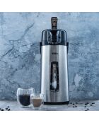 Graue/schwarze Thermoskanne mit isothermer Pumpe - 220 cl