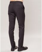 Pantalon 100% Laine Slim fit  Pittsburgh-Bm noir