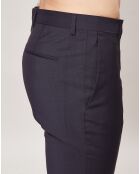 Pantalon 100% Laine Slim fit Pittsburgh-Bm bleu marine