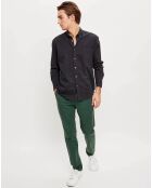 Pantalon slim chino Malmo vert foncé