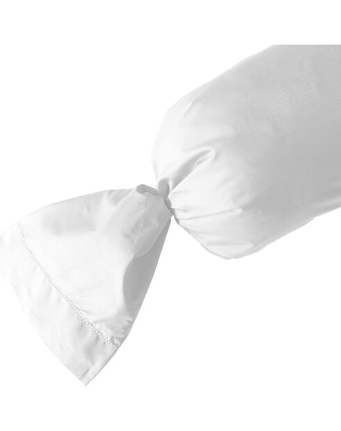 Taie de traversin 100% Satin de Coton blanche
