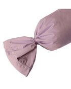 Taie de traversin 100% Percale de Coton violette