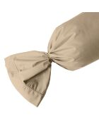 Taie de traversin 100% Percale de Coton ficelle