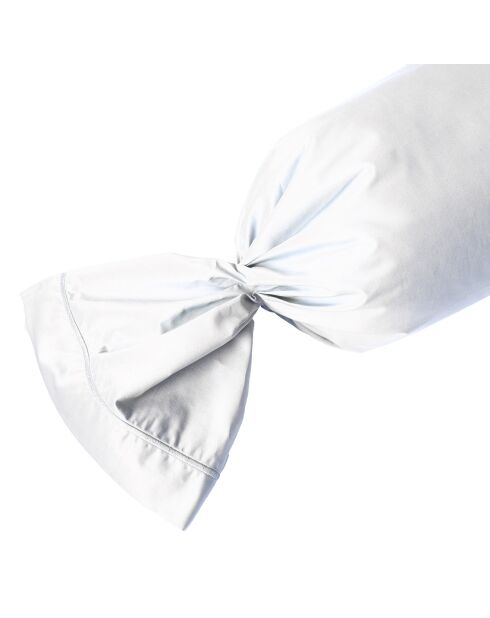 Taie de traversin 100% Percale de Coton blanche