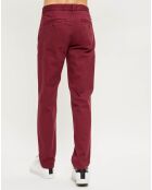Pantalon chino Stig Tappered bordeaux