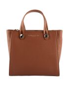 Sac à main en Cuir Fidèle cognac - 25x23x12 cm