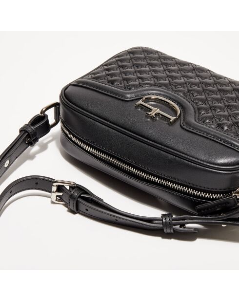 Sac bandoulière Séduction en Cuir noir - 20.5x17x6 cm