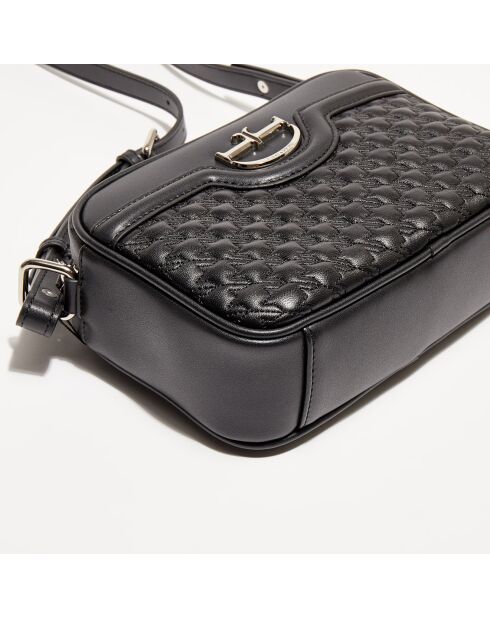 Sac bandoulière Séduction en Cuir noir - 20.5x17x6 cm