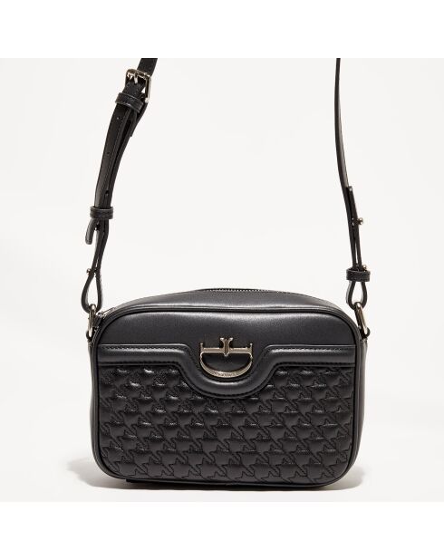 Sac bandoulière Séduction en Cuir noir - 20.5x17x6 cm