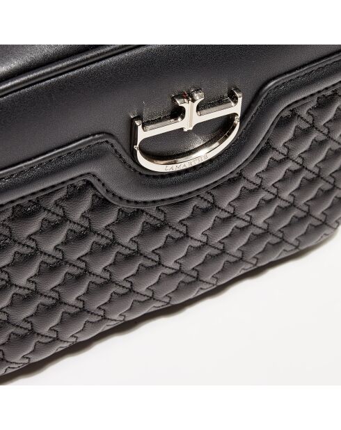 Sac bandoulière Séduction en Cuir noir - 20.5x17x6 cm