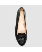 Slippers en Cuir Ralia noires