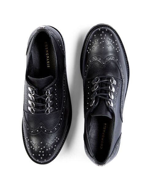 Richelieus en Cuir Vivinette noires