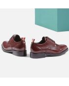 Derbies en Cuir Votel bordeaux