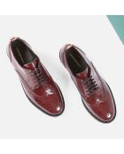 Derbies en Cuir Votel bordeaux