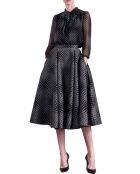 Jupe midi Sophie grise