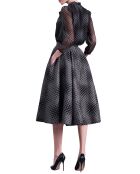 Jupe midi Sophie grise