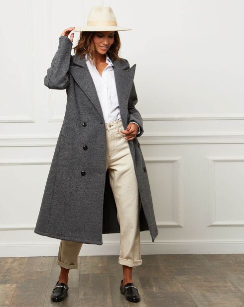 Manteau Julia anthracite