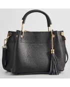 Sac à main en Cuir Lamy noir - 27x18x11 cm