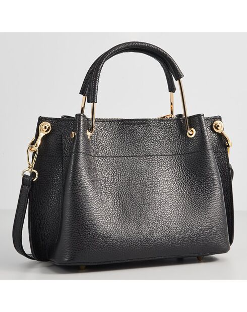 Sac à main en Cuir Lamy noir - 27x18x11 cm