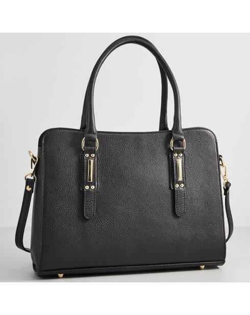 Black Lys Tragetasche aus Leder, 26 x 12 x 34 cm