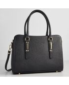 Black Lys Tragetasche aus Leder, 26 x 12 x 34 cm
