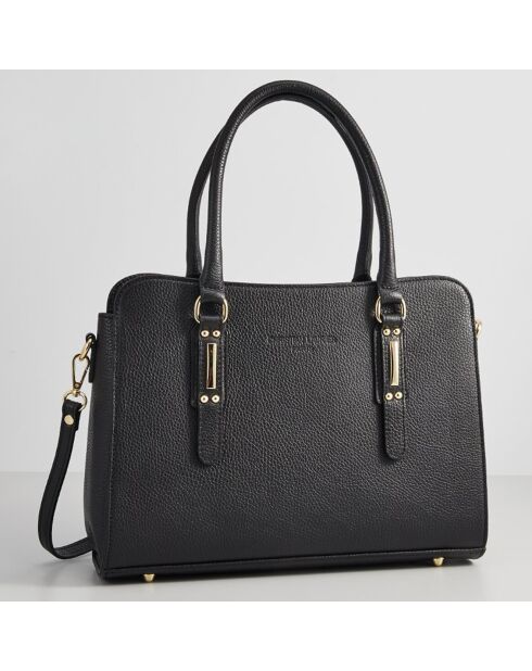 Black Lys Tragetasche aus Leder, 26 x 12 x 34 cm